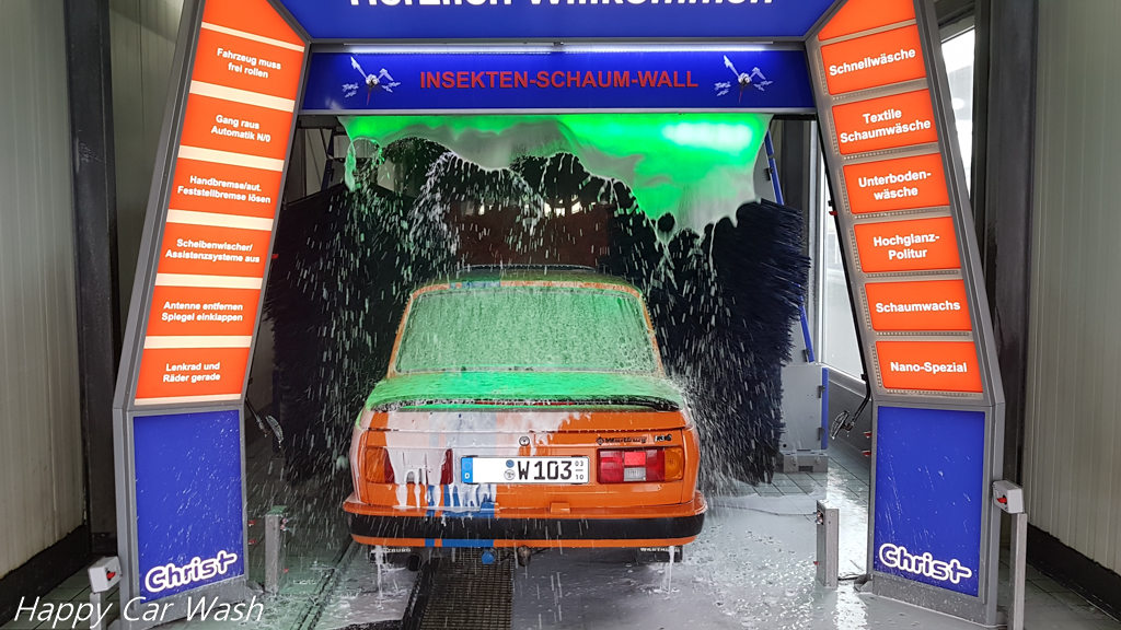 HCW - Waschstrasse Wartburg 1.3 Fahrzeugpflege mit Insekten Schaum Wall